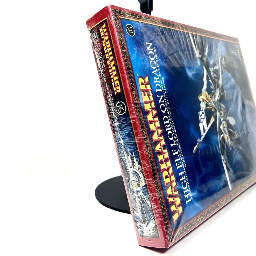 Warhammer High Elf Lord on Dragon Citadel Games Workshop New Sealed Kit